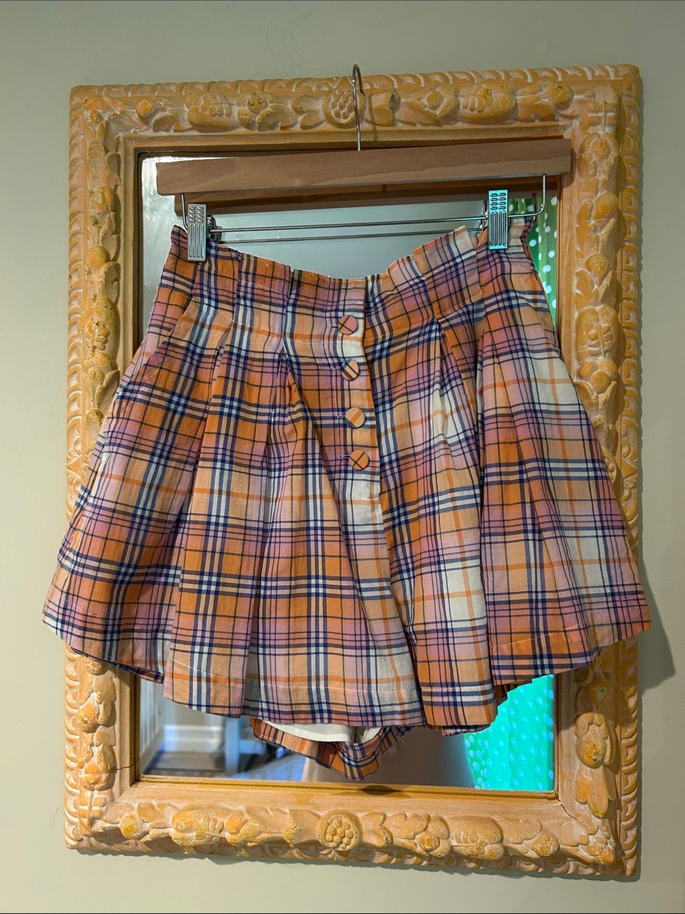 Plaid Free People Shorts